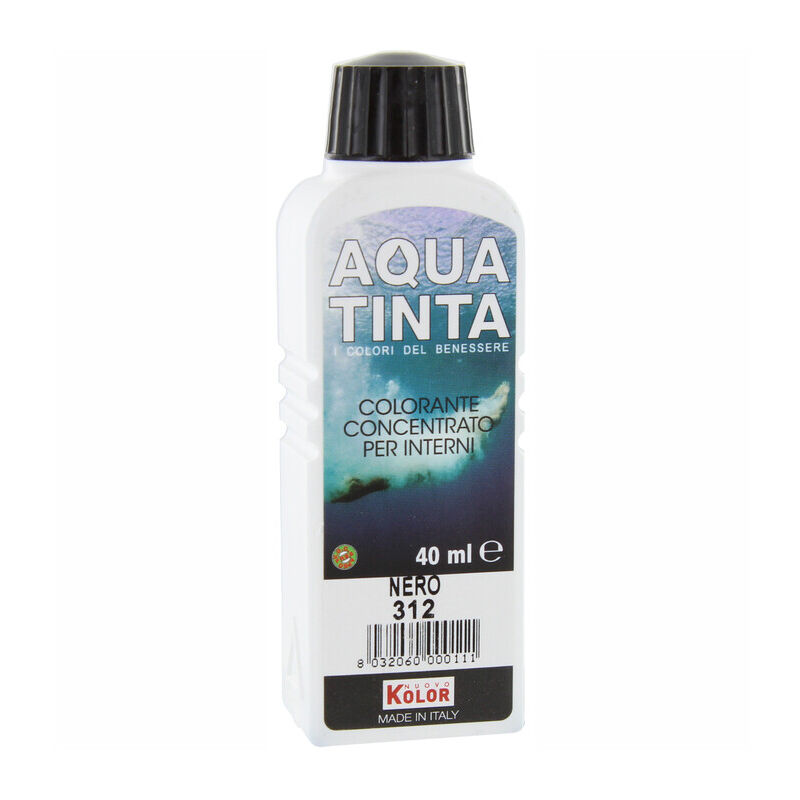 foto del prodotto aquatinta per interni ml.40 312 nero. prezzo per 1 pezzo.