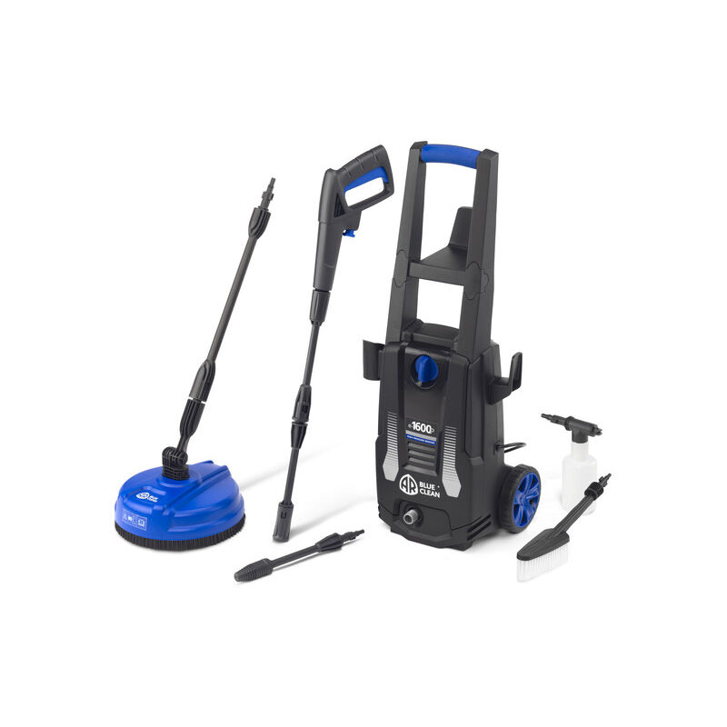foto del prodotto ar blue clean idropulitrice e 1600p, ad alta pressione, ad acqua fredda, per auto ed esterni casa, con lavapavimenti e spazzola fissa, di annovi