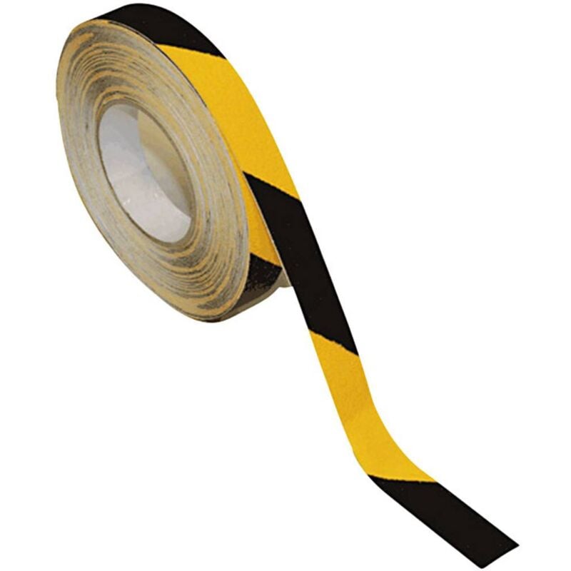 foto del prodotto ar206025 gs rivestimento antiscivolo universale giallo, nero l x l 18.3 m x 25 mm b safety