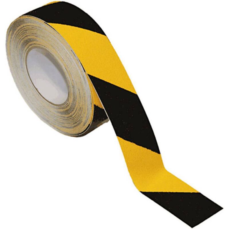 foto del prodotto ar206100 gs rivestimento antiscivolo universale giallo, nero l x l 18.3 m x 100 mm b safety