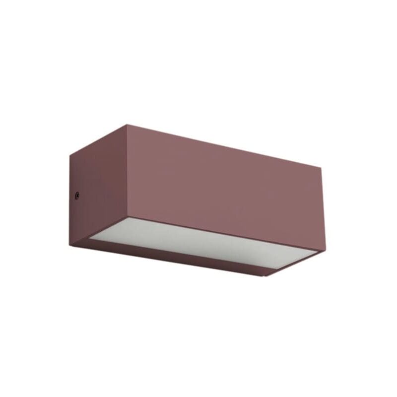 foto del prodotto ara aplique exterior rectangular marr n para bombilla e27