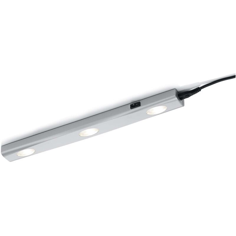 foto del prodotto aragon reglette led alluminio 3 punti di luce l.40