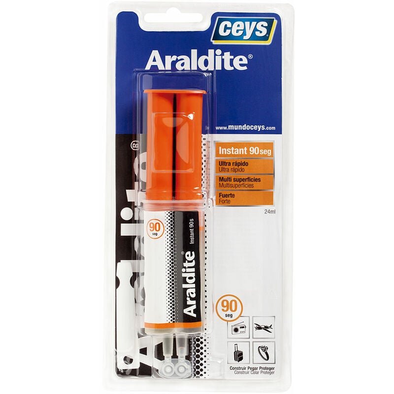 foto del prodotto araldite veloce 90 secondi 24ml siringa 510401