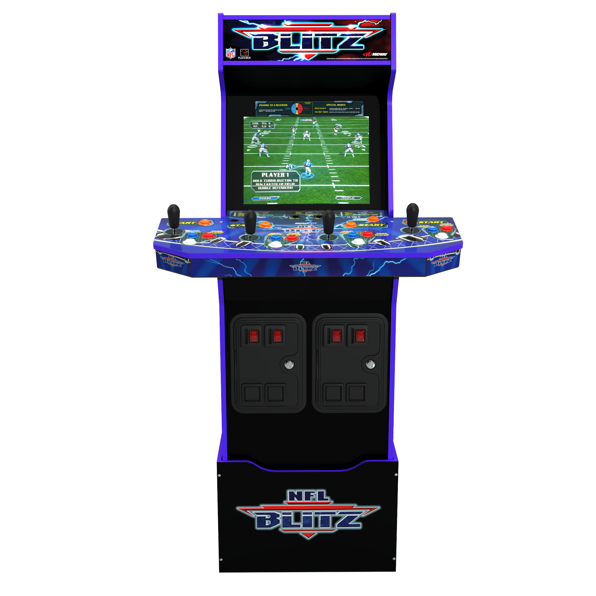foto del prodotto arcade1up nfl blitz legends arcade game
