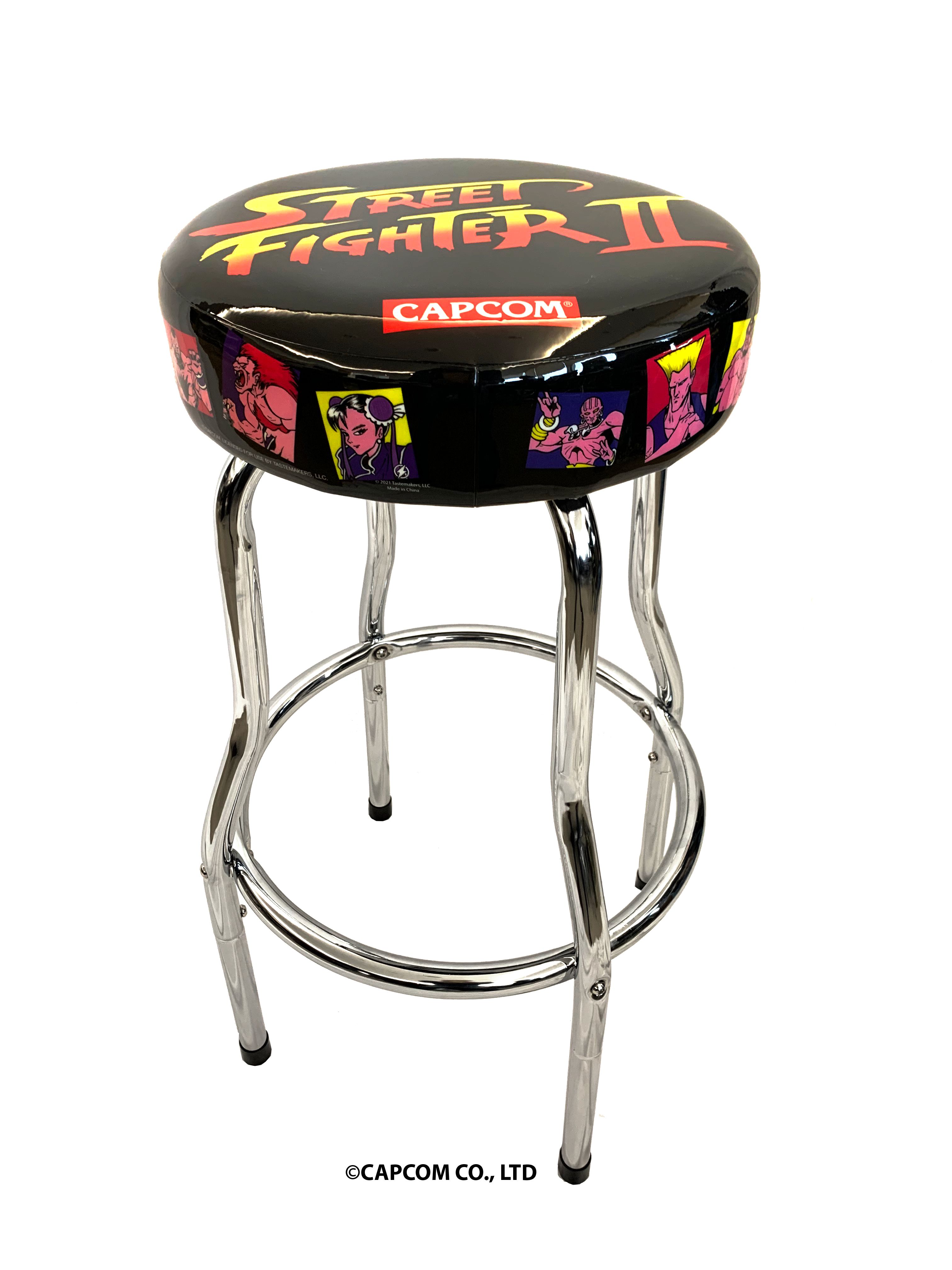 foto del prodotto arcade1up street fighter ii stool