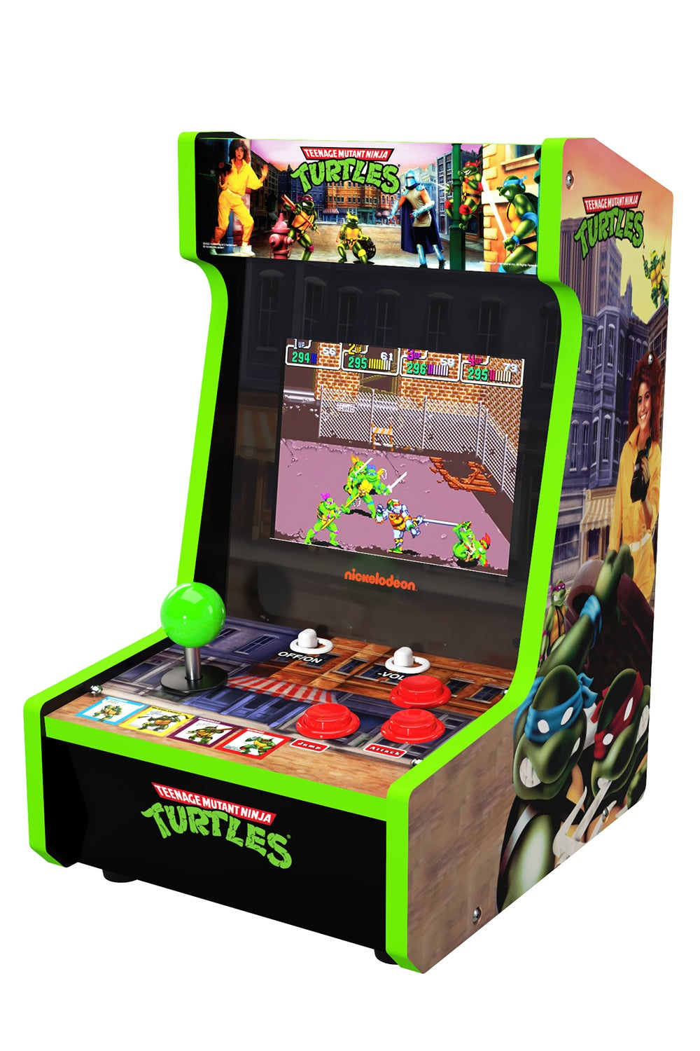 foto del prodotto arcade1up turtles in time countercade