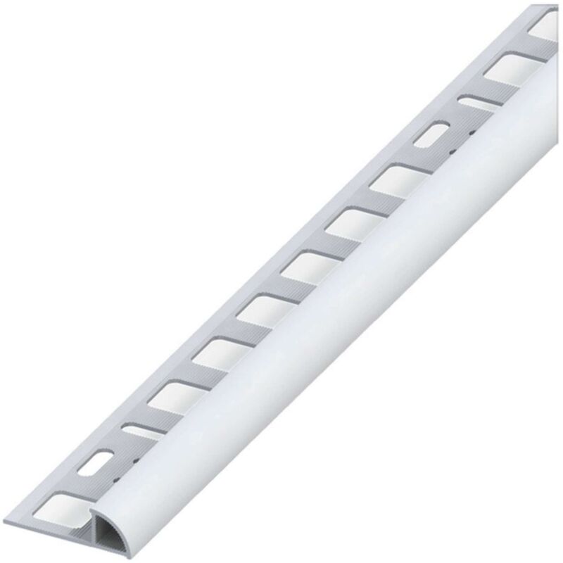 foto del prodotto arcansas alfer profilo ad angolo jolly pvc grigio mm. 8x2,5 mt. 5 pz