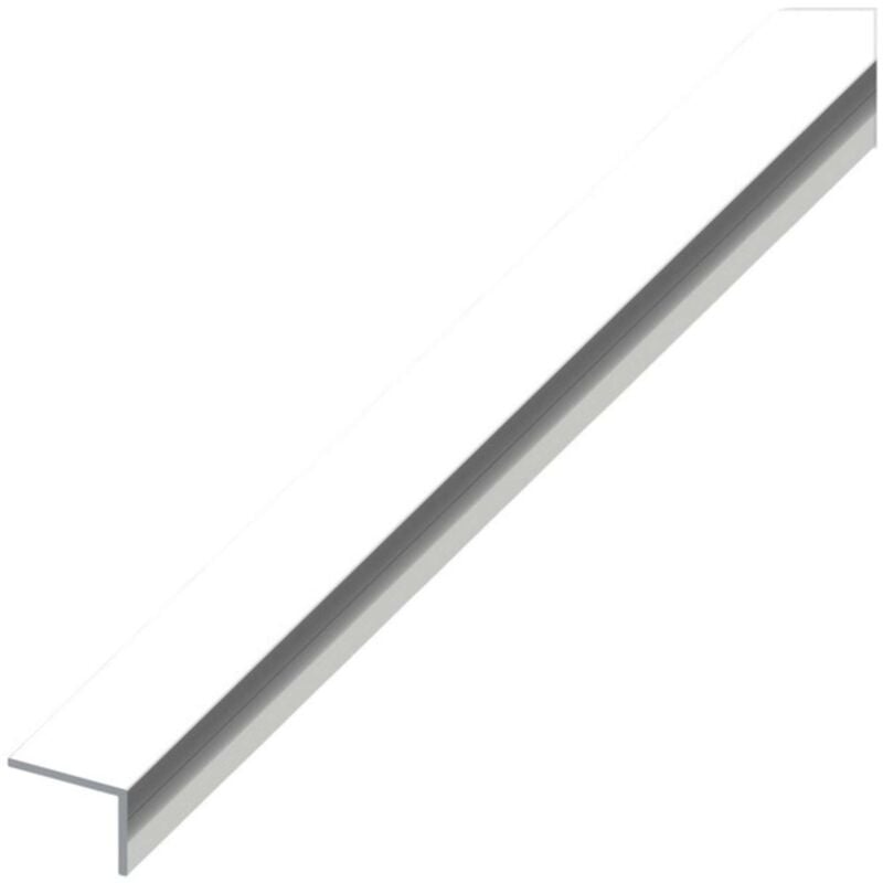 foto del prodotto arcansas alfer profilo angolare alluminio lati disuguali argento cromato mm. 25x20x1 mt. 2 5 pz