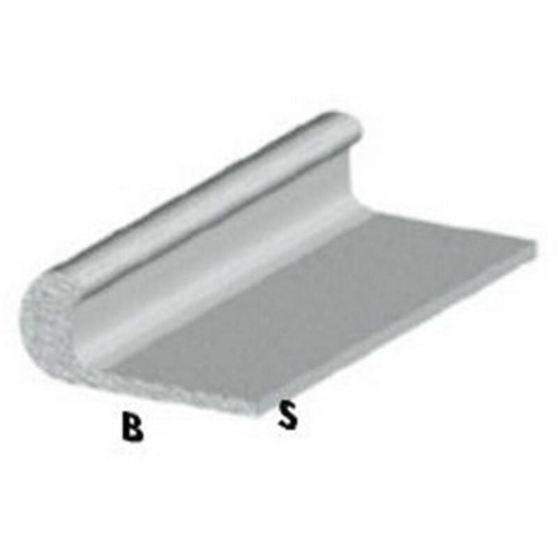 foto del prodotto arcansas profilo unghietta cm 100 h argento silver 18x1 mm asta profili alluminio