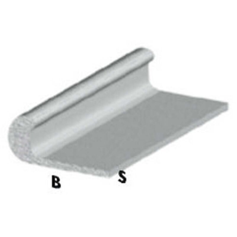 foto del prodotto arcansas profilo unghietta cm 200 h argento silver 18x1 mm asta profili alluminio