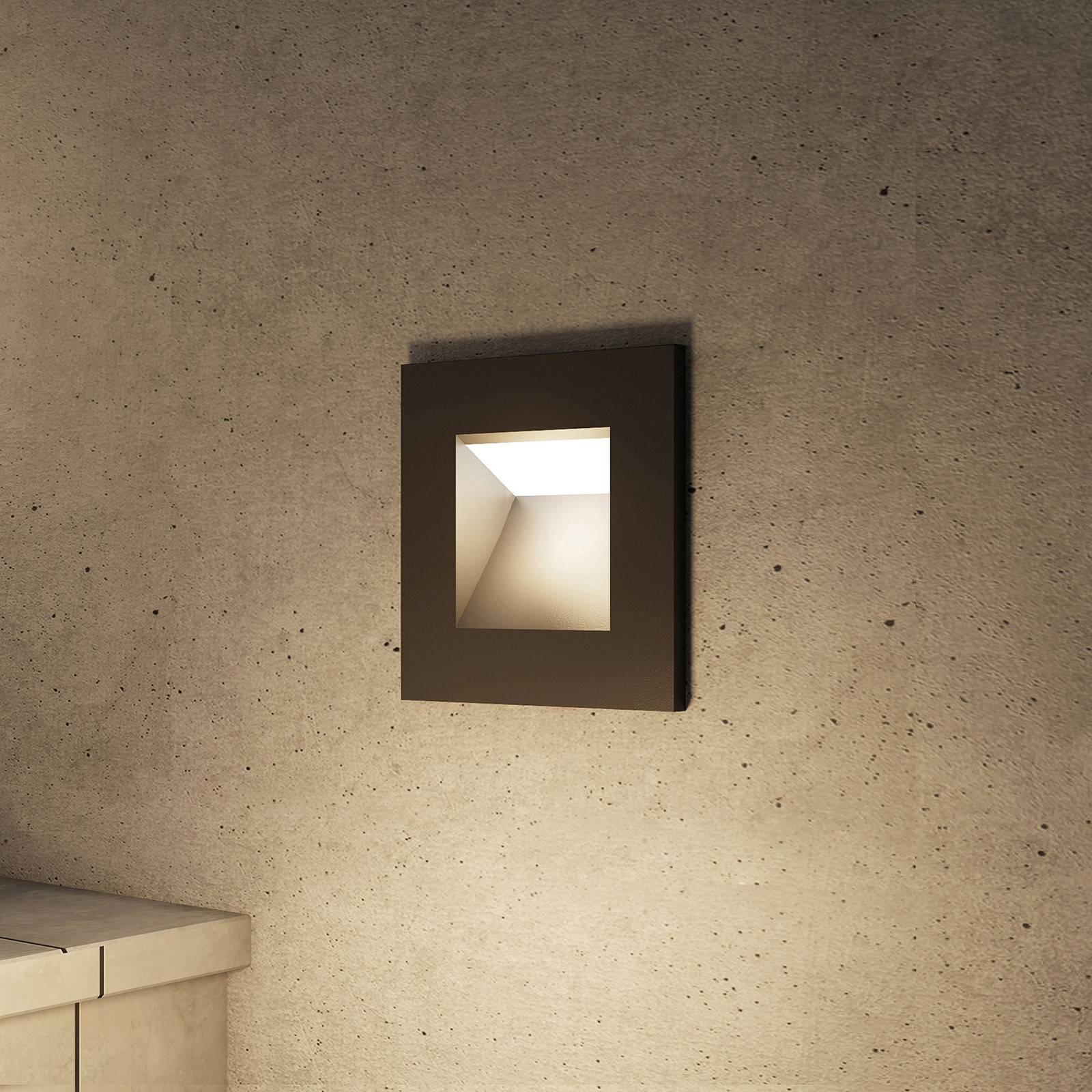 foto del prodotto arcchio applique da incasso zamo, g9, nero, 12 cm, ip65