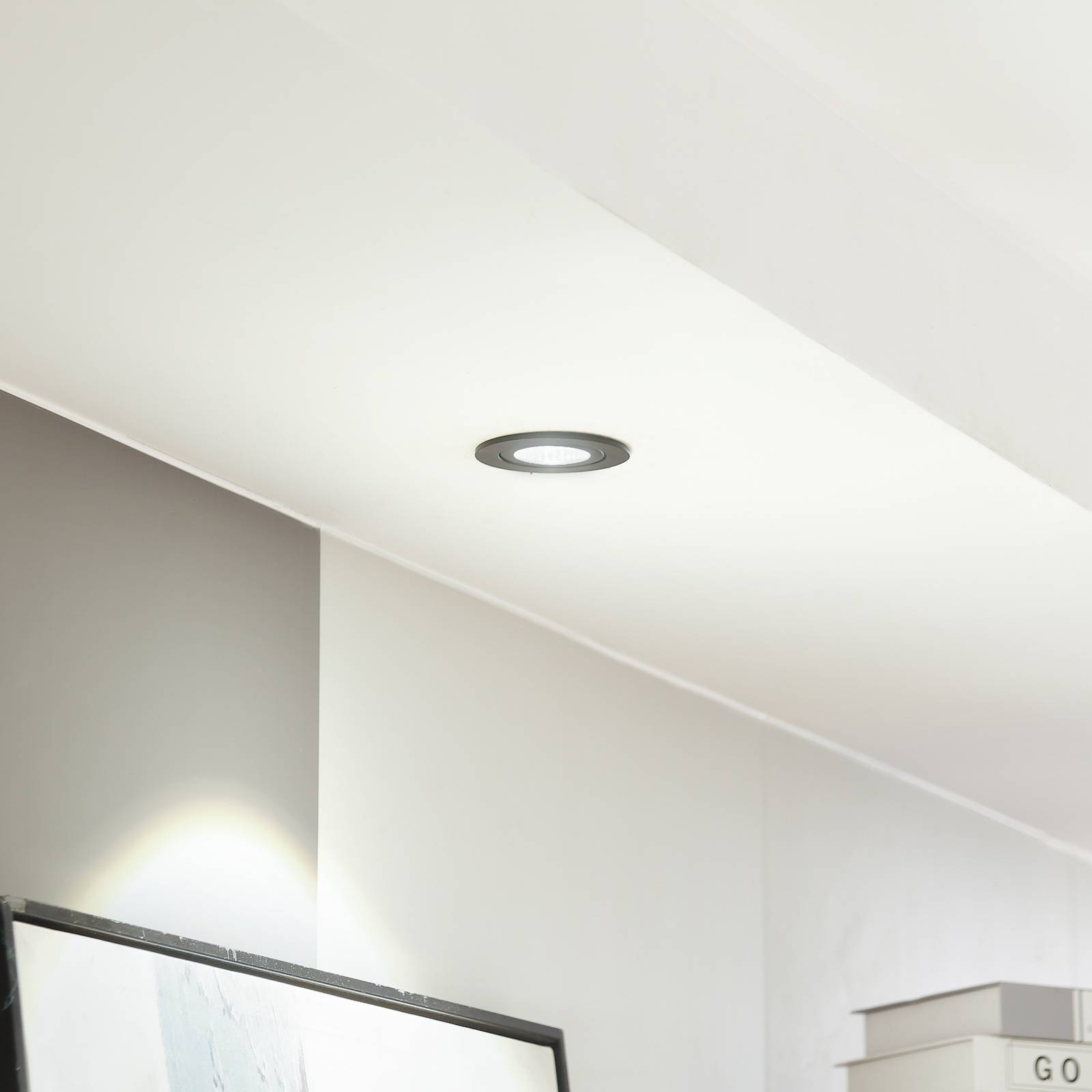 foto del prodotto arcchio faretto a led jyra, nero, 4.000k
