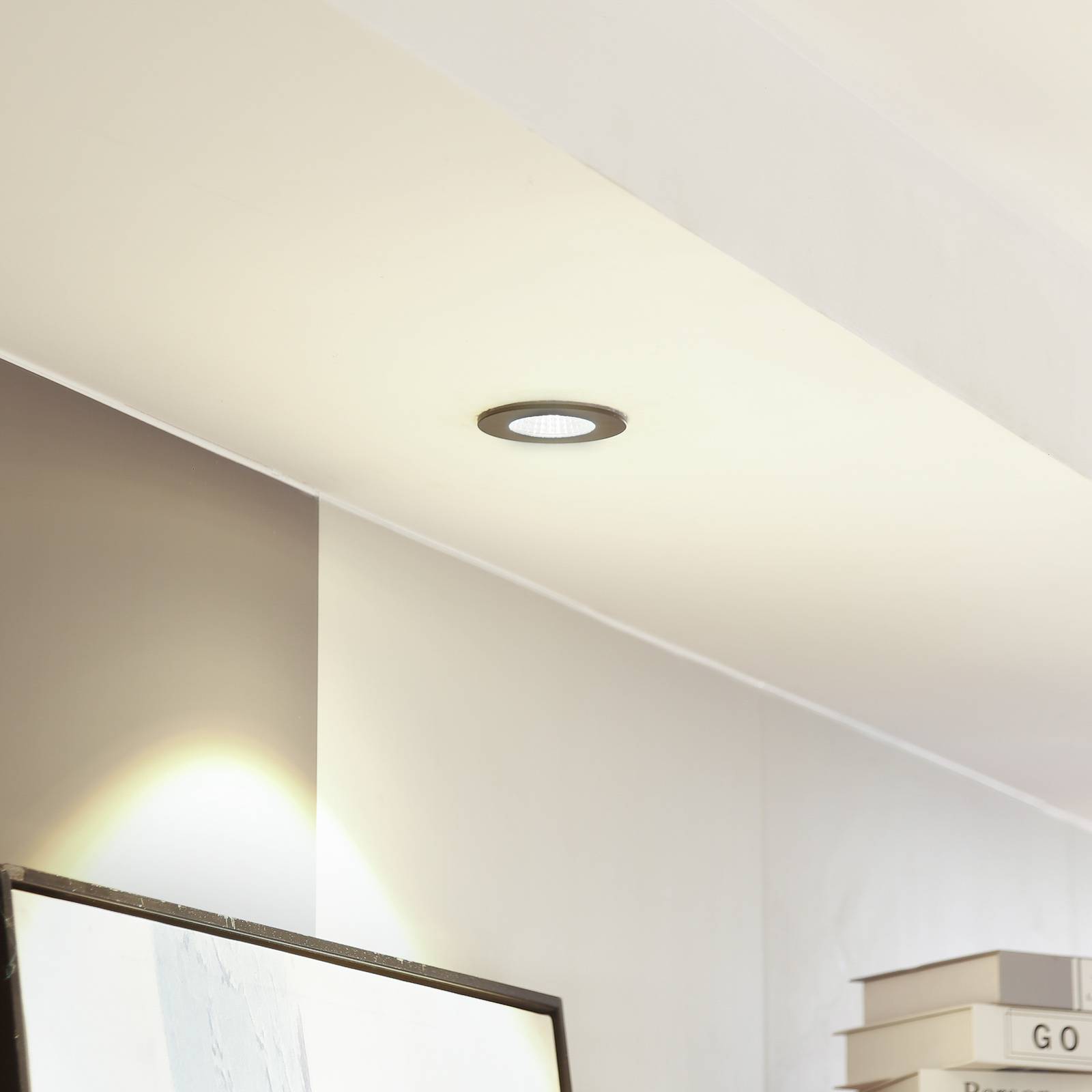 foto del prodotto arcchio faretto a led lirin, nero, 2.700k