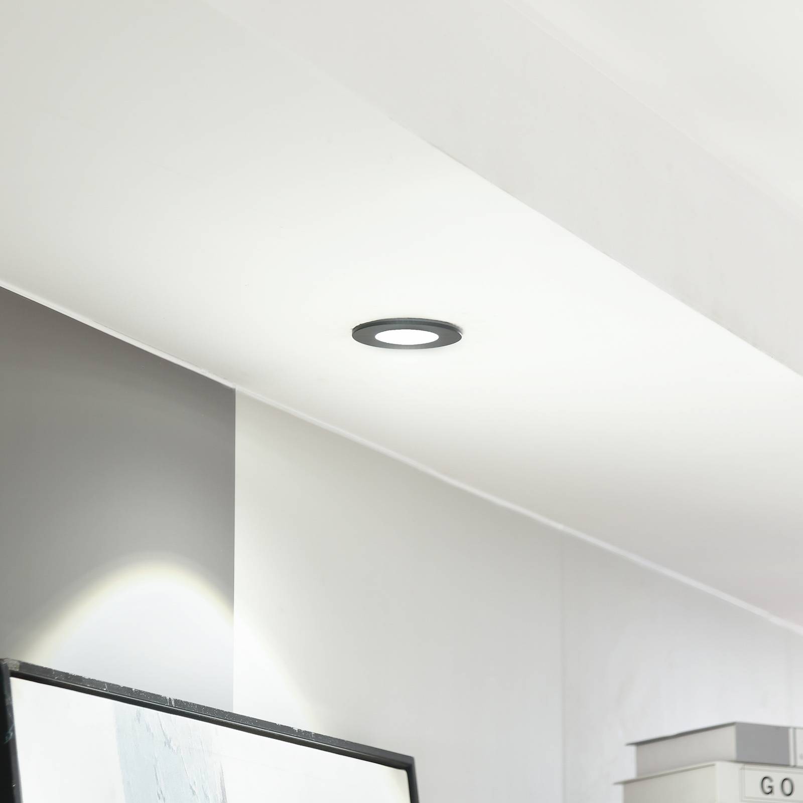 foto del prodotto arcchio faretto a led lirin, nero, 4.000k