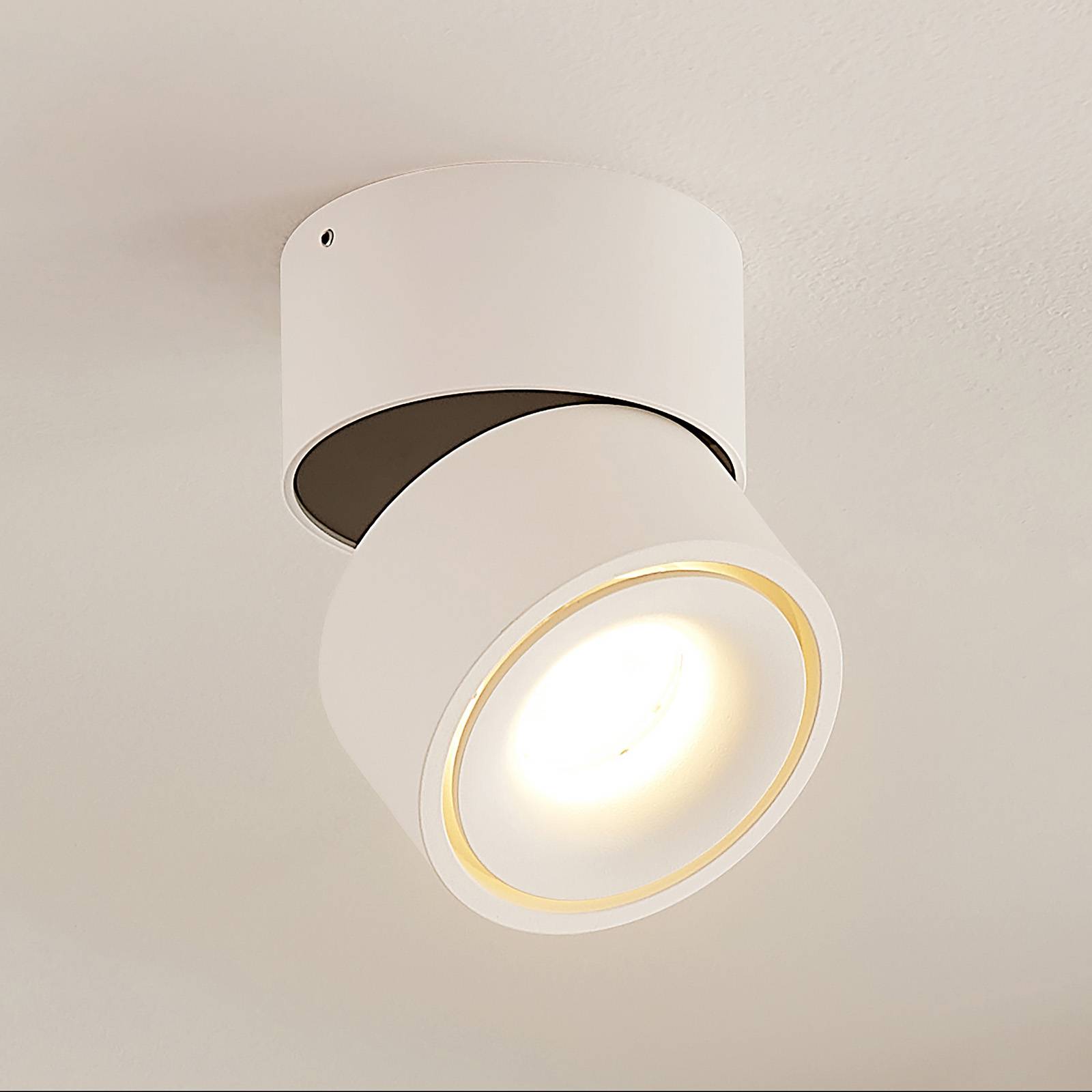 foto del prodotto arcchio faretto da soffitto a led rotari, bianco, 1 luce, 946 lm