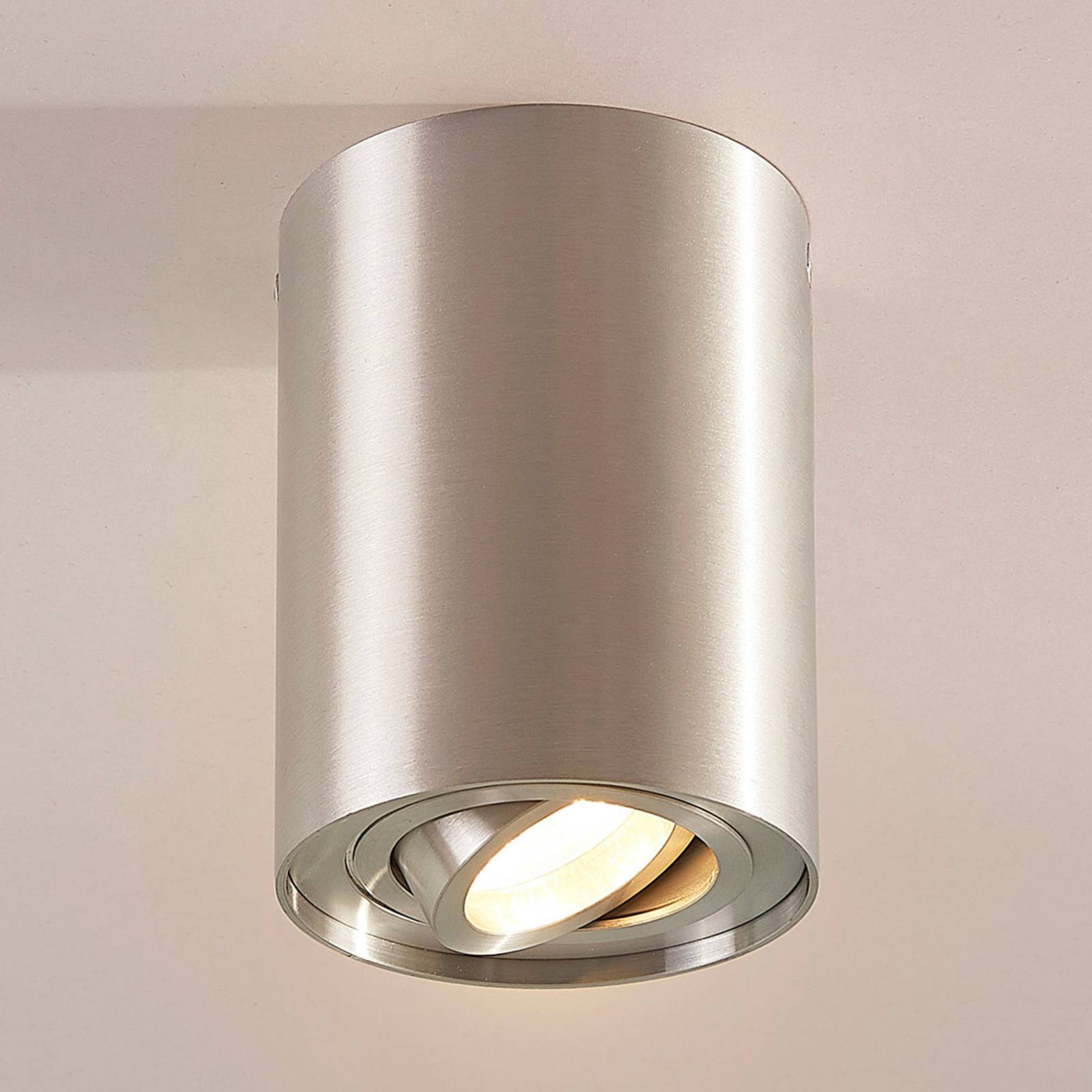 foto del prodotto arcchio faretto da soffitto jolina, rotondo, grigio, 13 cm, metallo