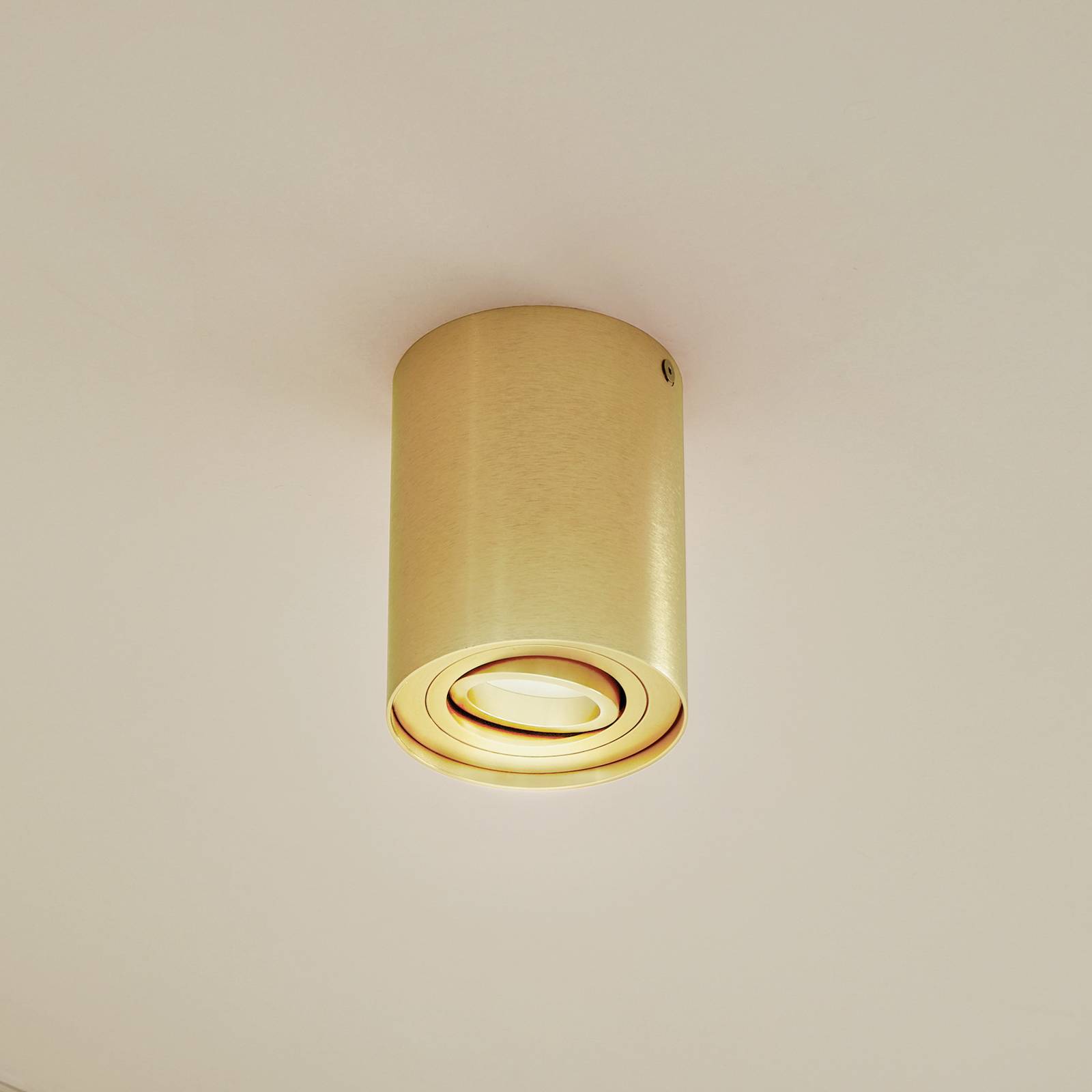 foto del prodotto arcchio faretto da soffitto jolina, rotondo, oro, 13 cm, metallo