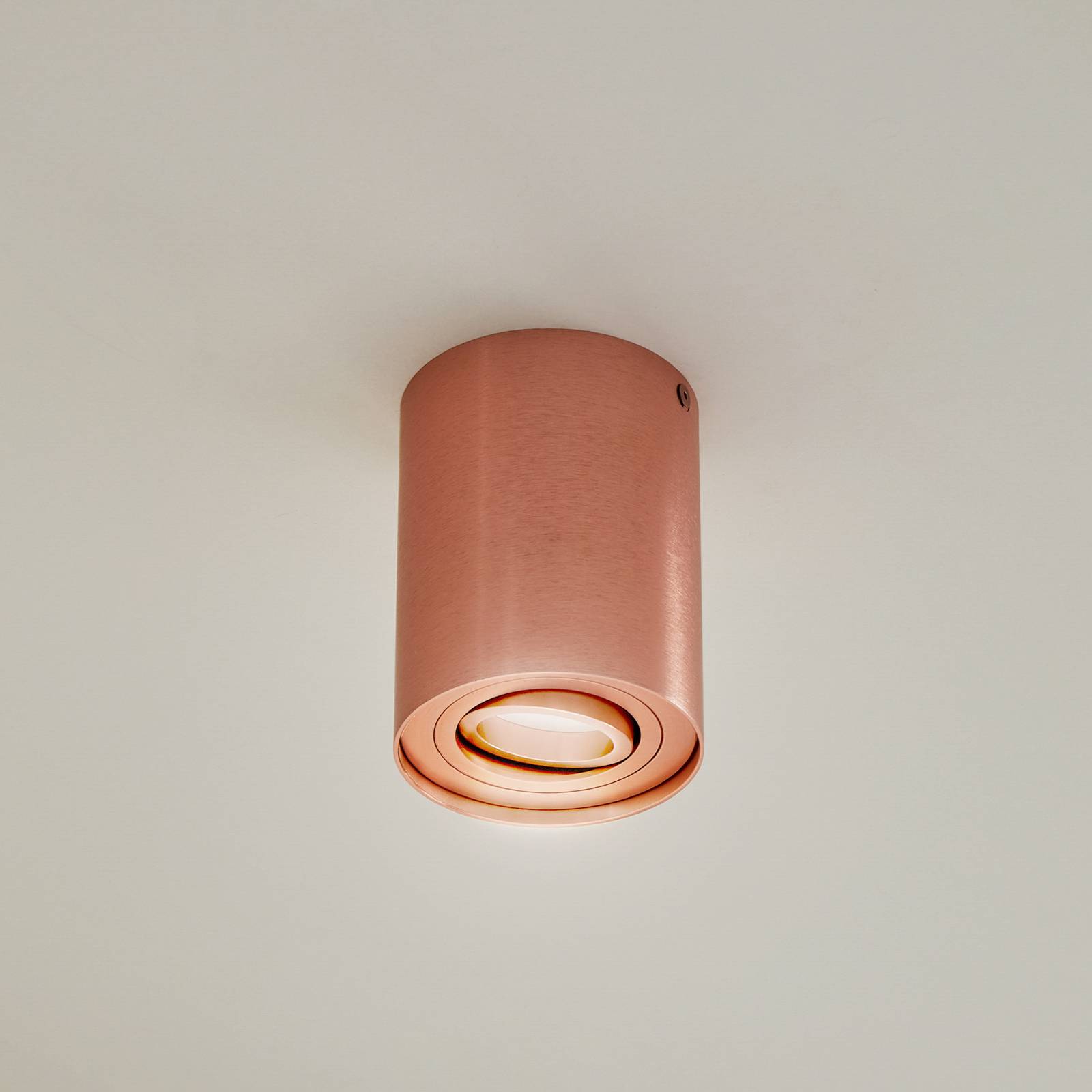 foto del prodotto arcchio faretto da soffitto jolina, rotondo, rame, 13 cm, metallo