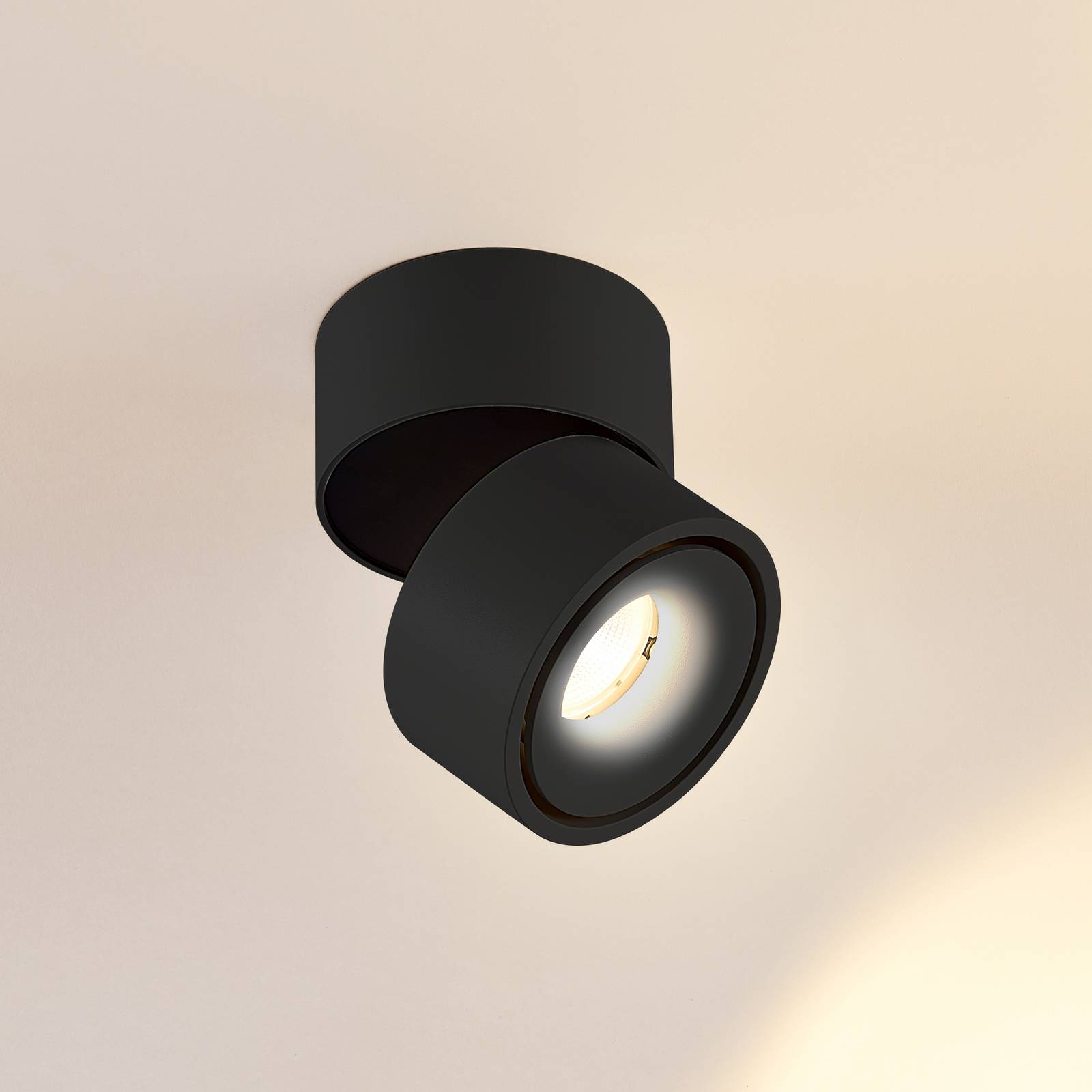 foto del prodotto arcchio faretto da soffitto led rotari, 620lm, 1 pz., nero