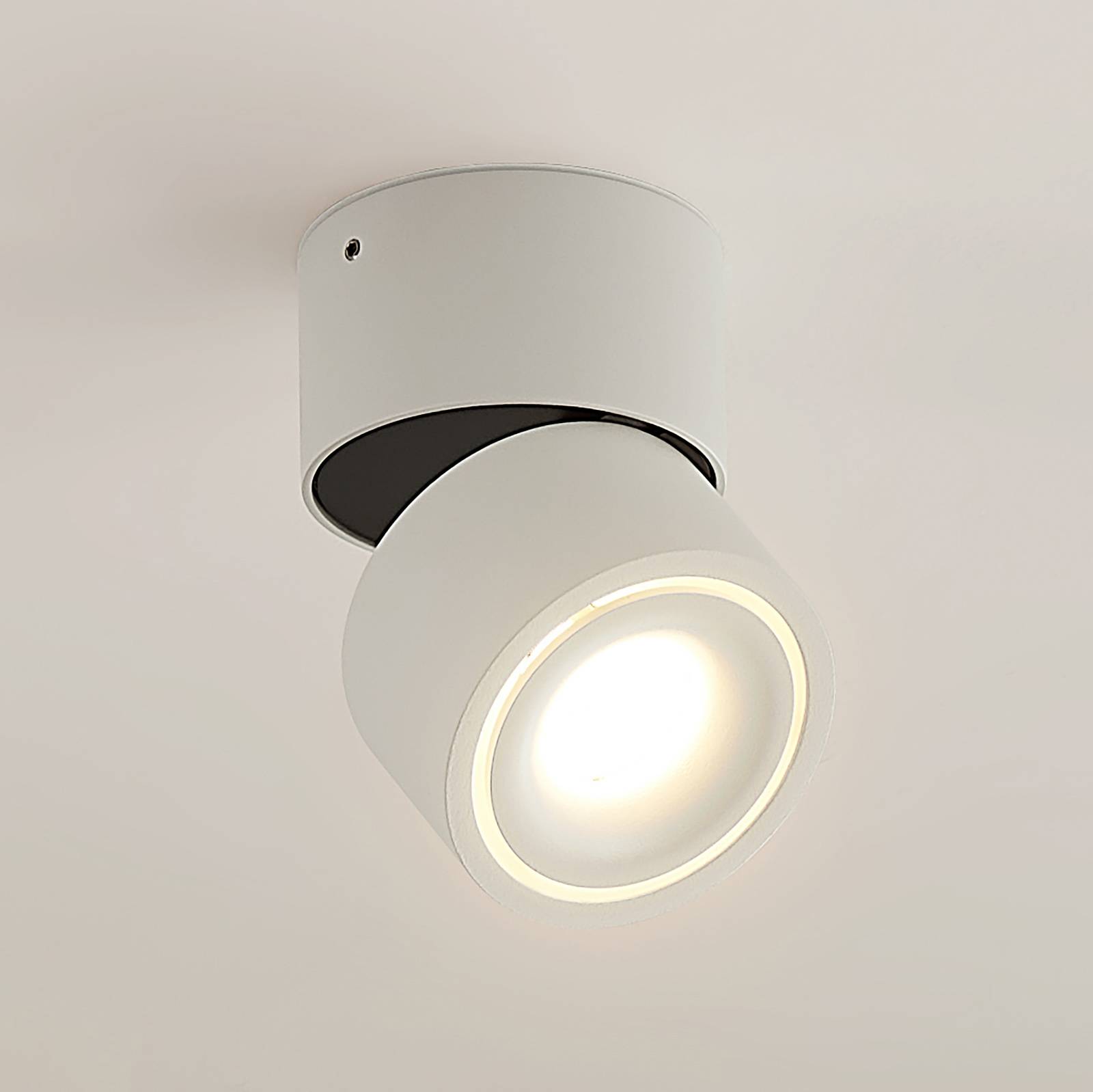 foto del prodotto arcchio faretto da soffitto led rotari, bianco, 1 lampadina, 681 lm
