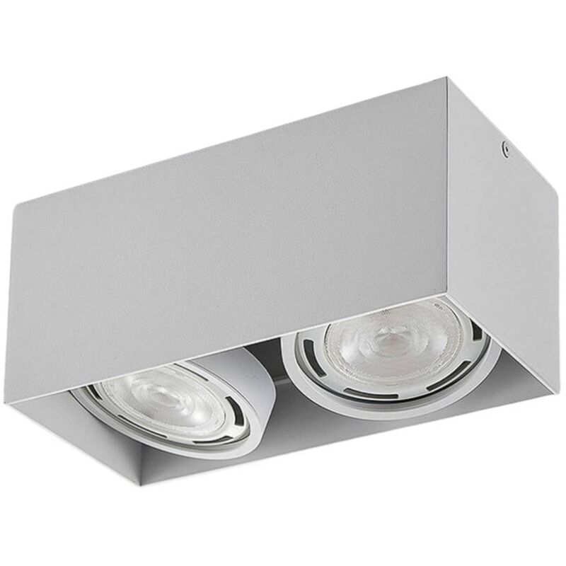 foto del prodotto arcchio faretto da soffitto mabel, a 2 luci, 27 cm, bianco, gu10