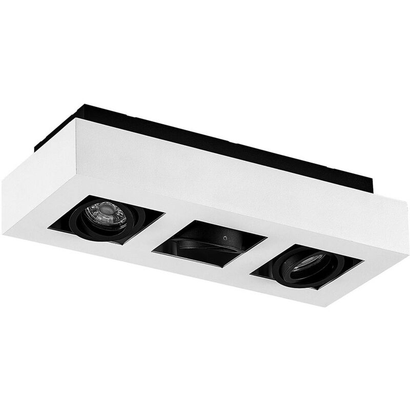 foto del prodotto arcchio faretto vince, 36 cm, a 3 luci, bianco nero, gu10