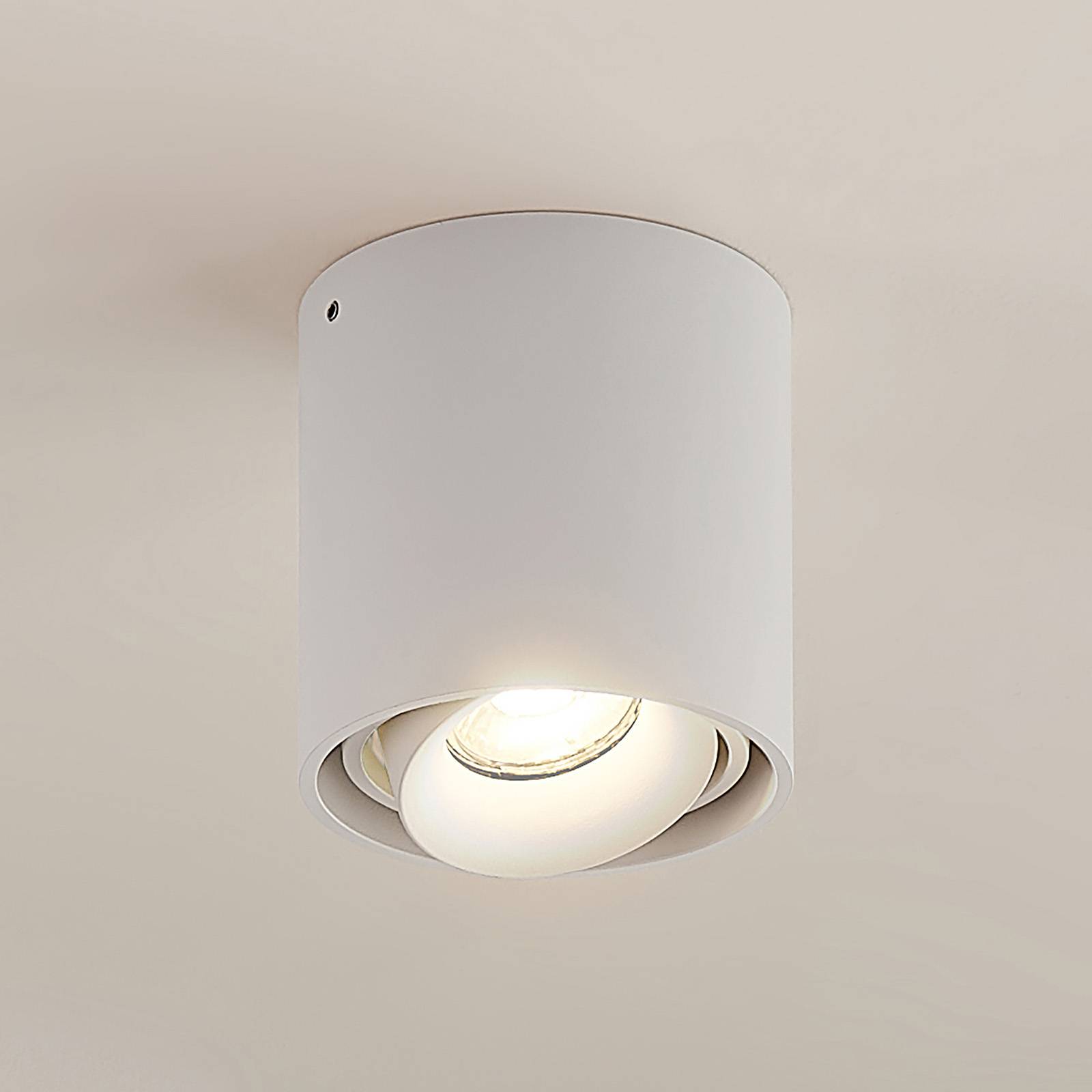 foto del prodotto arcchio faretto walza, bianco, metallo, 9,3cm, gu10