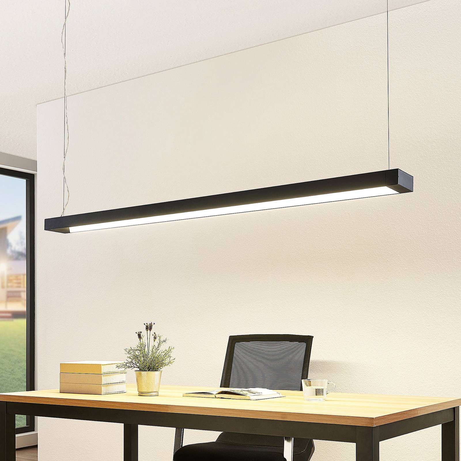 foto del prodotto arcchio lampada led a sospensione cuna, nero, 162 cm, metallo