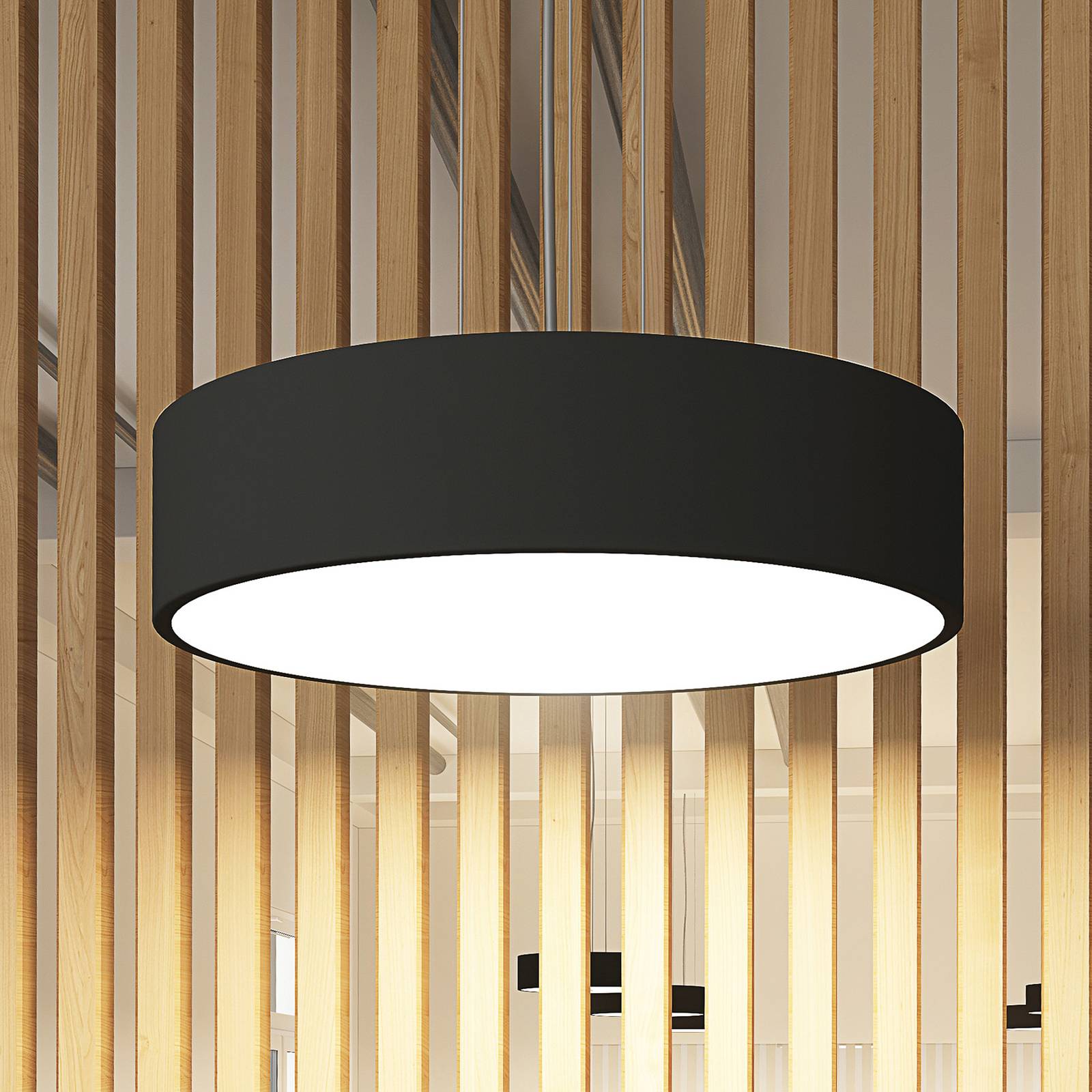 foto del prodotto arcchio lampada led a sospensione noabelle, nero, 40 cm, metallo