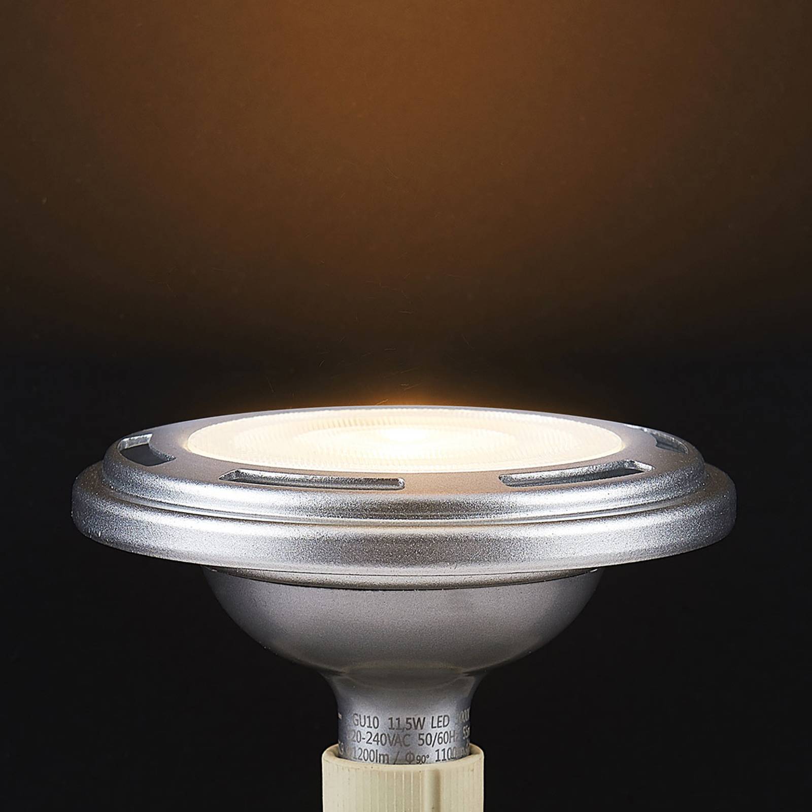foto del prodotto arcchio lampadina led a riflettore gu10 es111 11,5w argento 3000k dimmerabile
