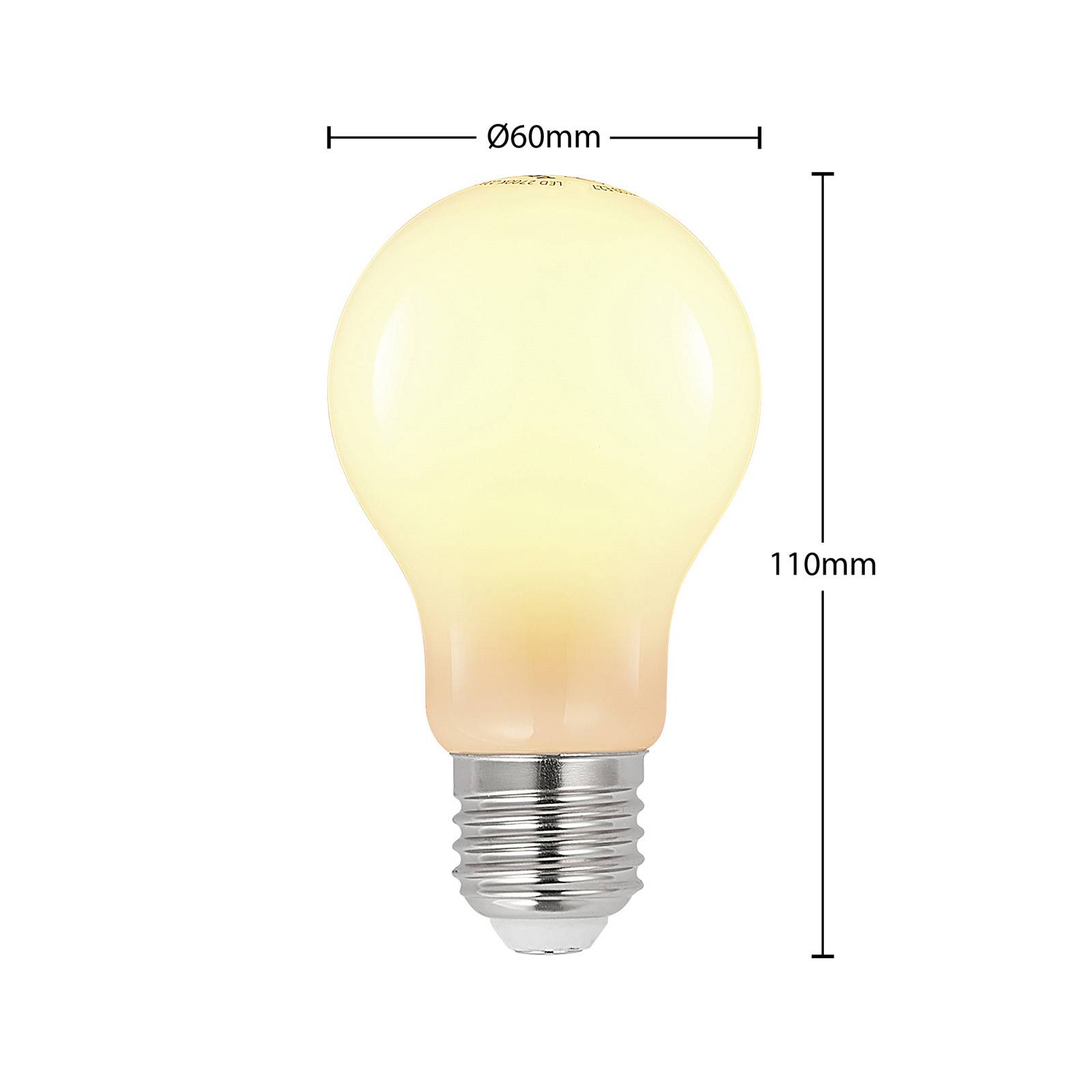 foto del prodotto arcchio lampadina led e27 8w 2.700k dimmerabile, opale