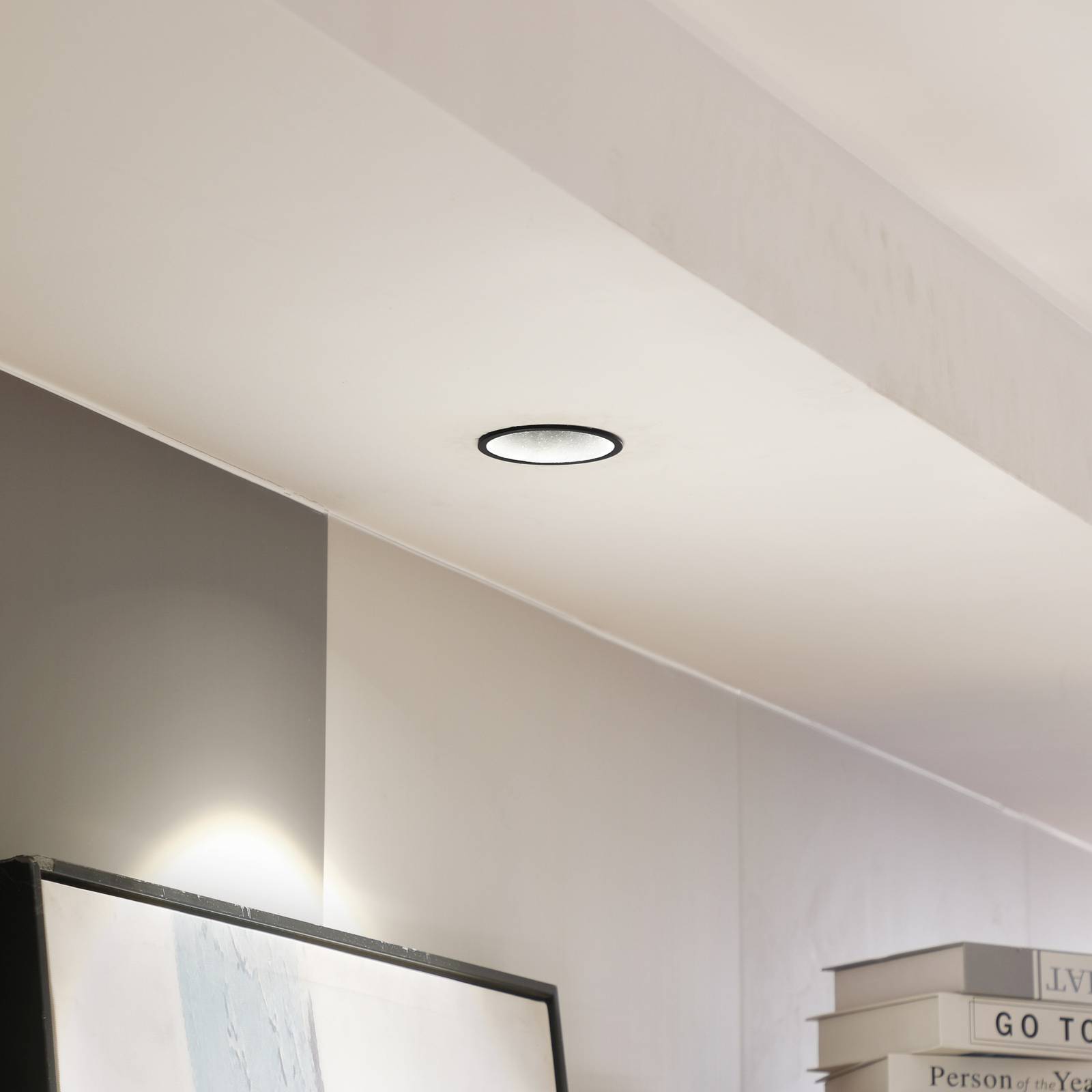 foto del prodotto arcchio led downlight niria, nero, 4.000k
