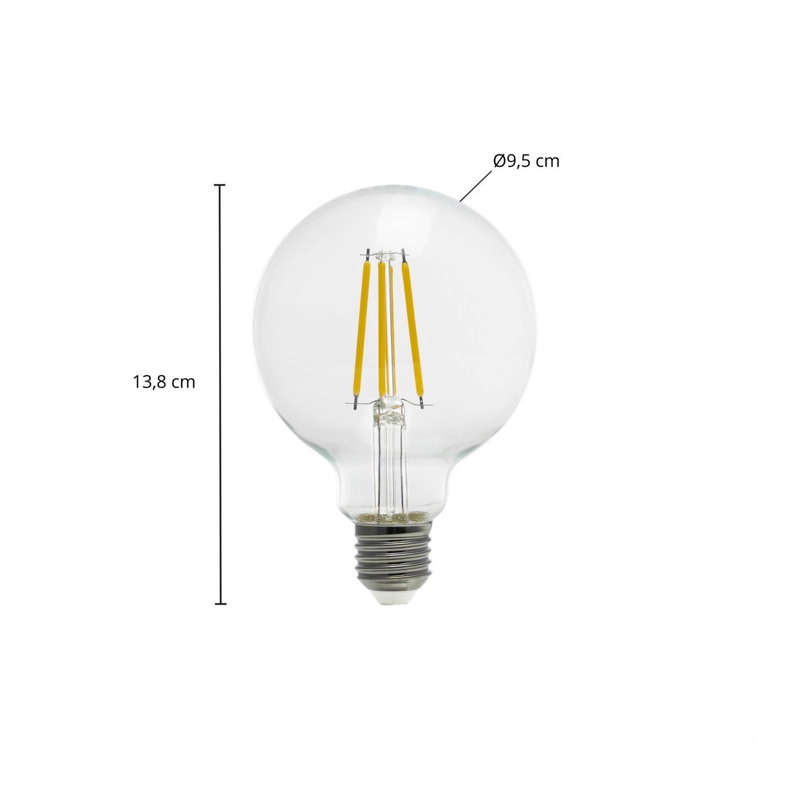 foto del prodotto arcchio led globe g95 e27 3,8w 2700k 806lm
