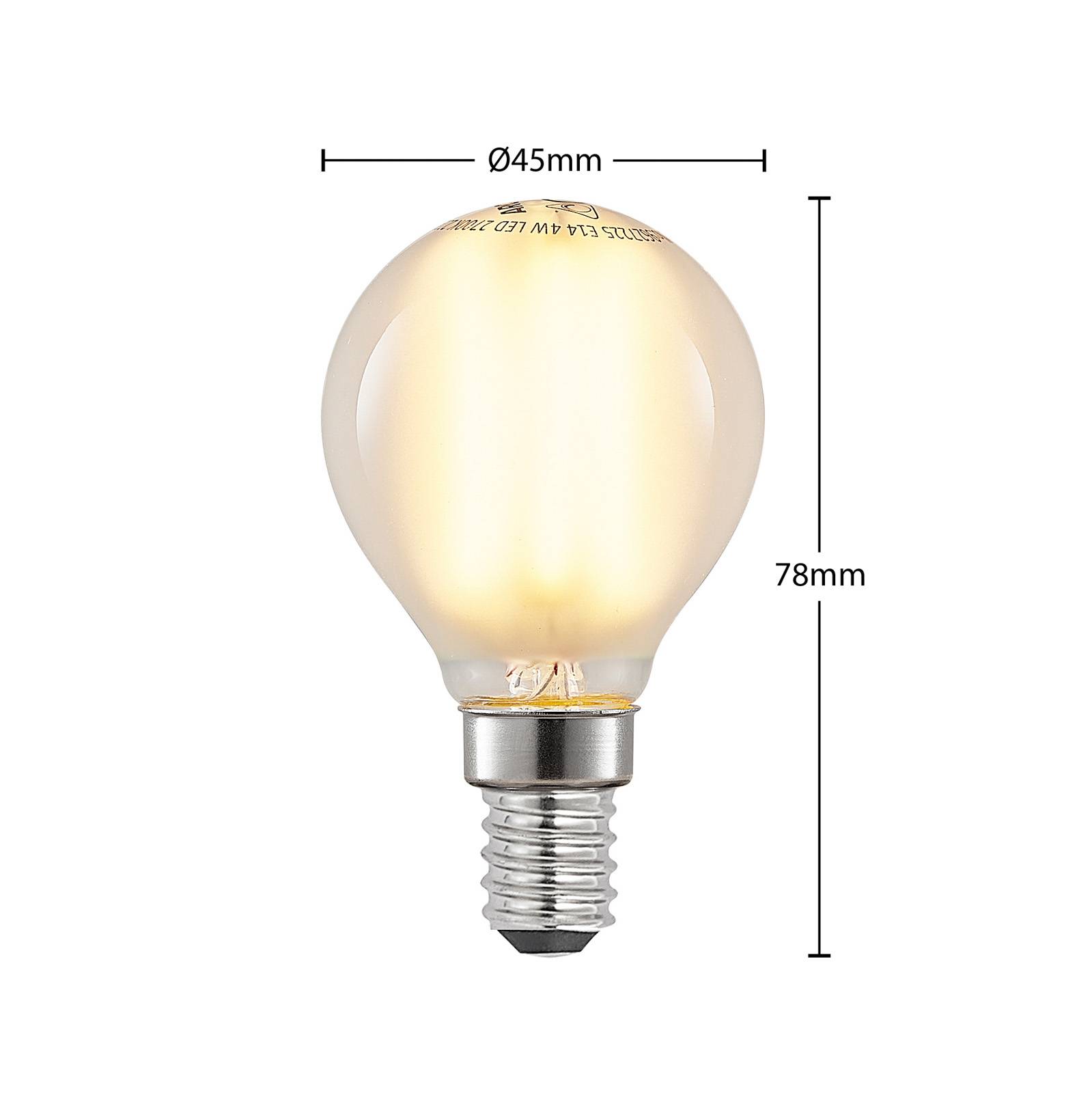 foto del prodotto arcchio led, lampadina a goccia, e14, 4w, opaca 2.700k