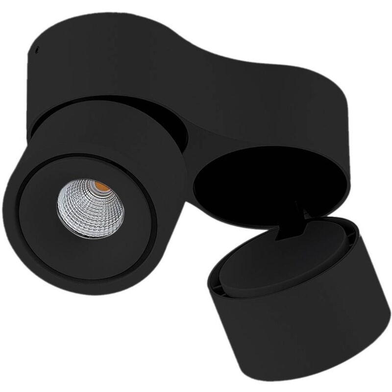 foto del prodotto arcchio led rotari in nero da alluminio