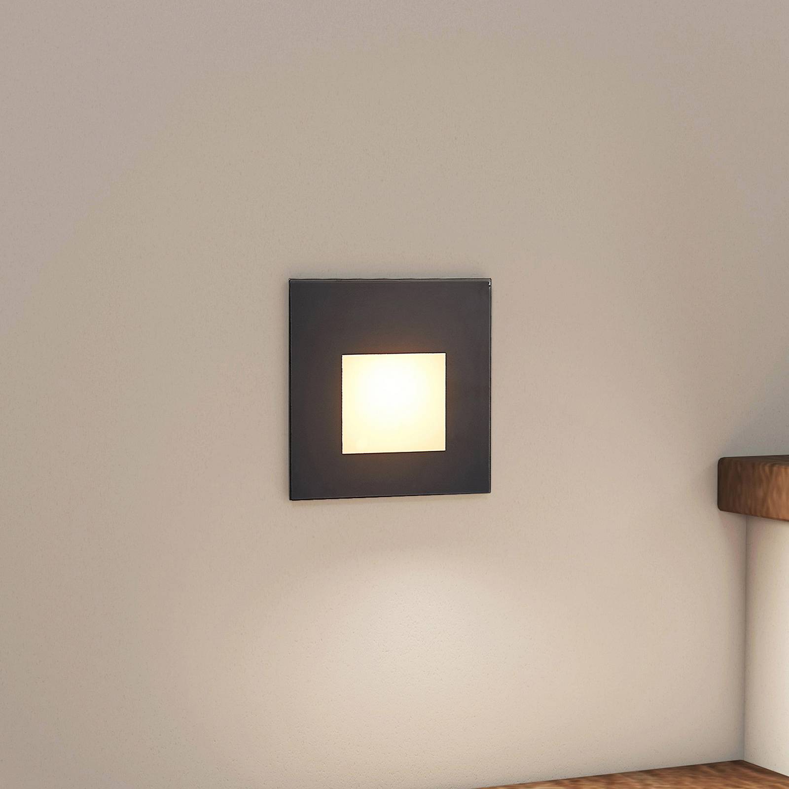 foto del prodotto arcchio luci led da incasso vexi, 7,8 cm x 7,8 cm, nero, cct