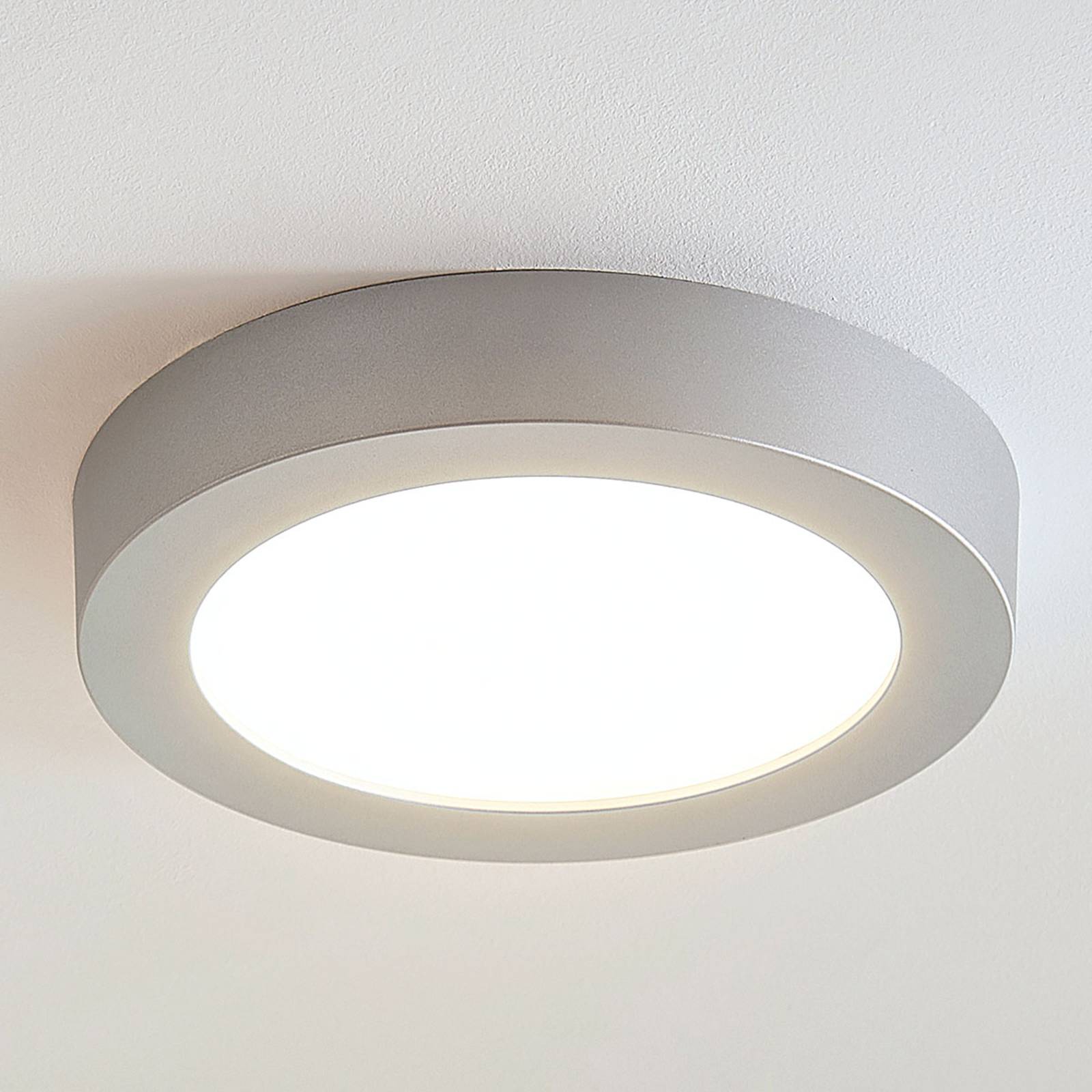 foto del prodotto arcchio plafoniera led marlo argento 3.000k rotonda 25,2cm