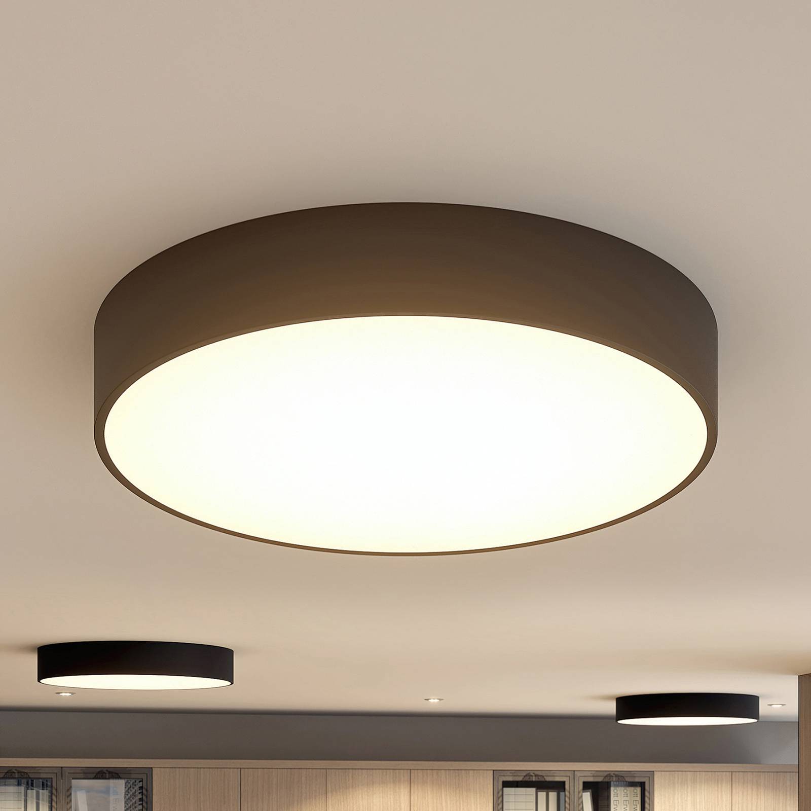 foto del prodotto arcchio plafoniera led noabelle, 60 cm, nero, metallo