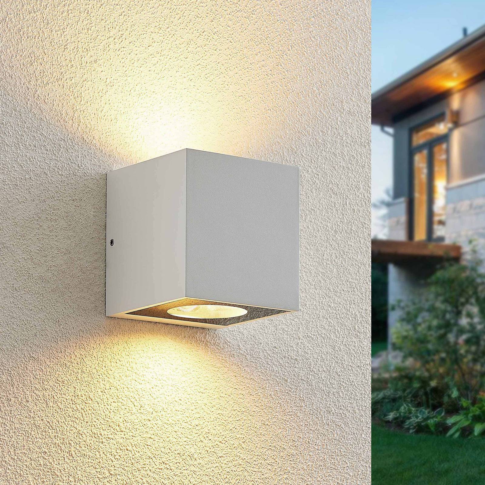 foto del prodotto arcchio tassnim applique da esterni bianco 2 luci
