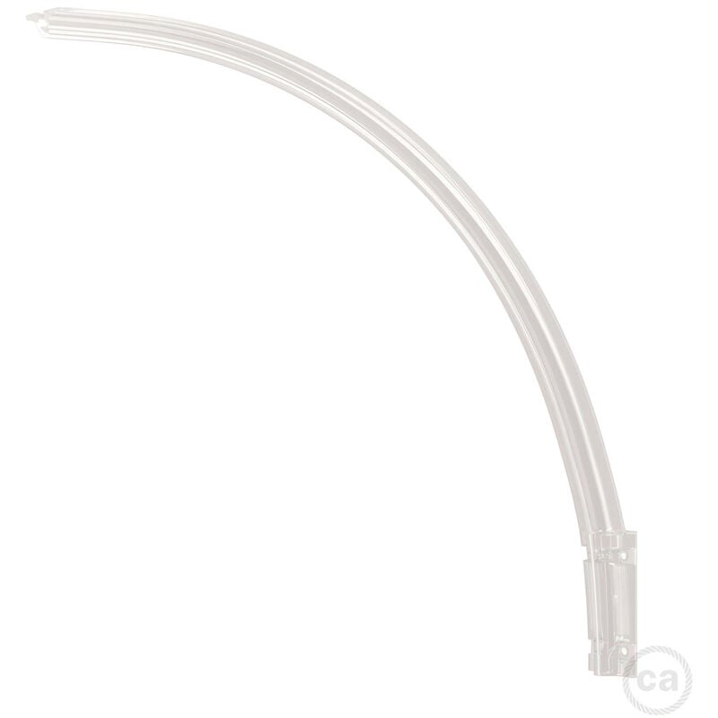 foto del prodotto archet to , supporto a muro trasparente per lampade a sospensione