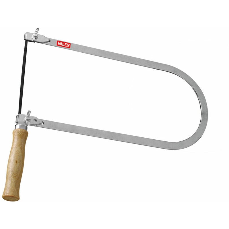 foto del prodotto archetto da traforo 280x130mm seghetto 1452826 valex manico in legno