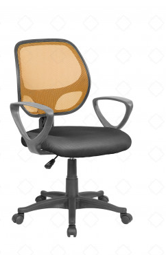 foto del prodotto archimede e8088, atlanta sedia operativa rete, arancio (arancio/nero), 57 x 55 x 100 cm