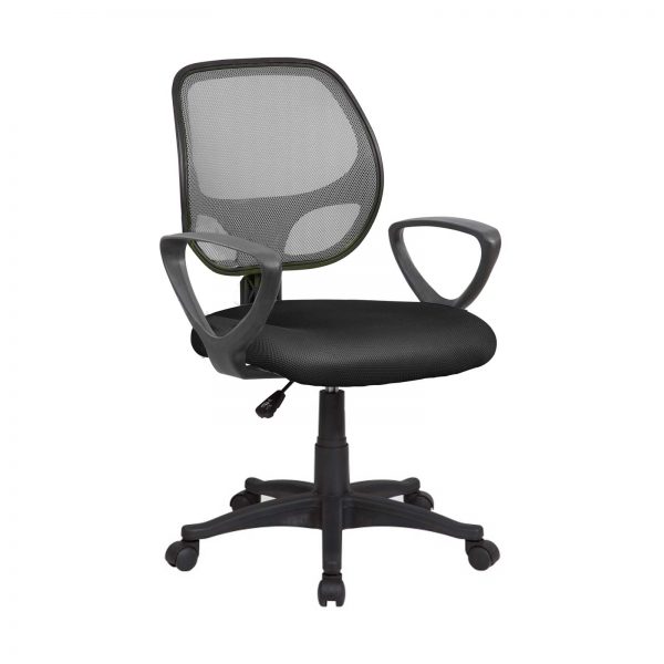foto del prodotto archimede e8088, atlanta sedia operativa rete, grigio grigio nero , 57 x 55 x 100 cm