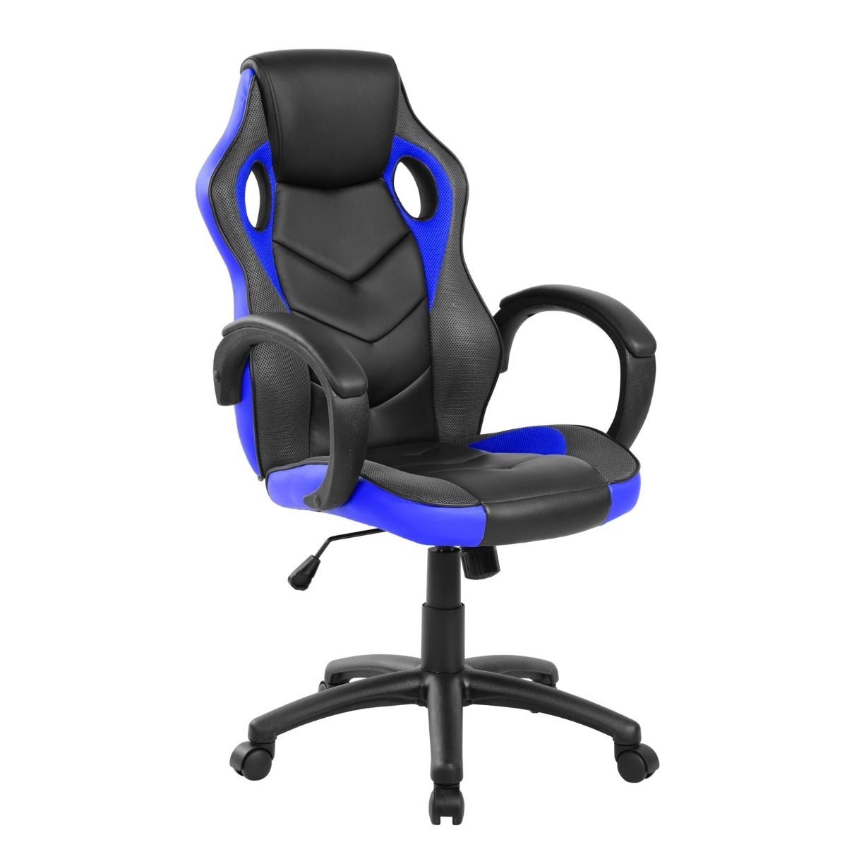 foto del prodotto archimede ga9381, poltrona gaming adulto, blu blu nero , 61 x 66 x 116 cm