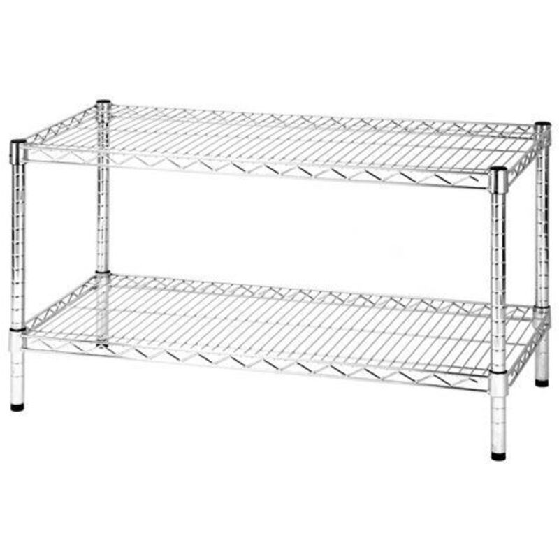 foto del prodotto archimede scaffale due ripiani cm 45 x 90 x h.50 linea serena group 2x459050