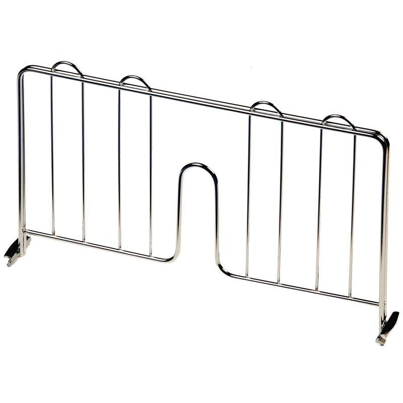 foto del prodotto archimede scaffale metallico divisorio verticale per libri cm 36 x h. 20 cucina bagno garage cabina armadio