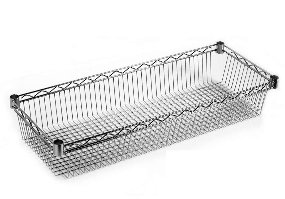 foto del prodotto archimede scaffale metallico ripiano contenitore cm 36 x 91 x h. 15 cucina bagno garage cabina armadio