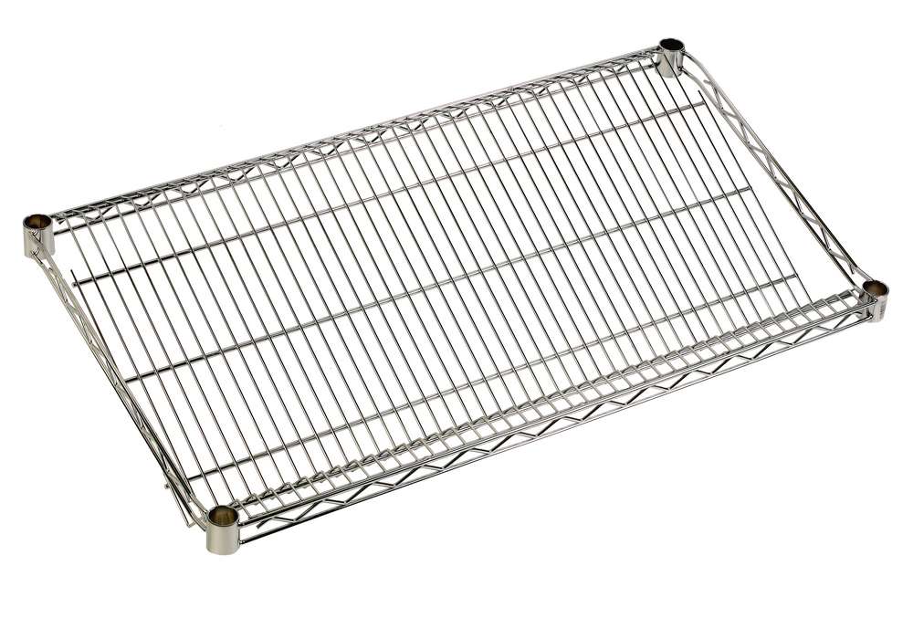 foto del prodotto archimede scaffale metallico ripiano inclinato cm 46 x 91 cucina bagno garage cabina armadio