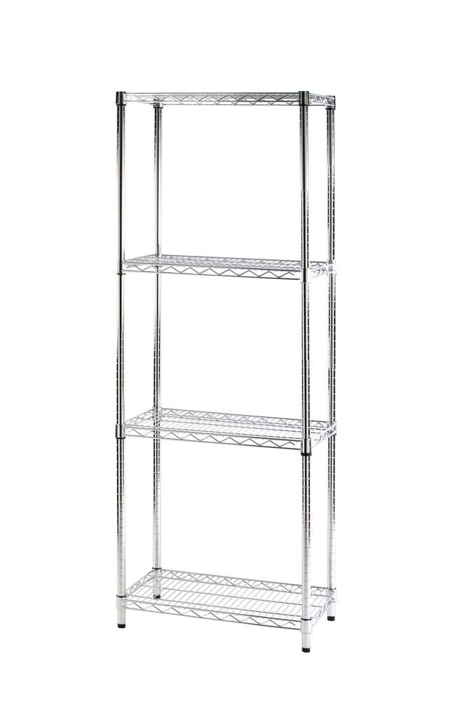foto del prodotto archimede scaffale metallico scaffale 4 ripiani cm 36 x 61 x h. 168 cucina bagno garage cabina armadio
