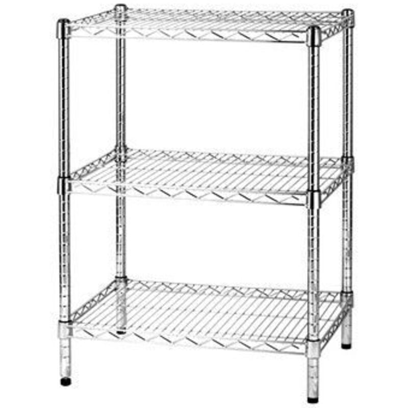foto del prodotto archimede scaffale tre ripiani cm 45 x 60 x h.90 linea serena group 3x456090